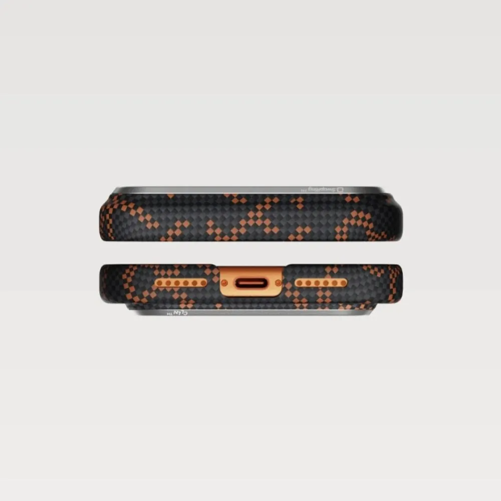 PITAKA Iphone 17 Pro Edge Case (PTK Leaping-Orange Black)