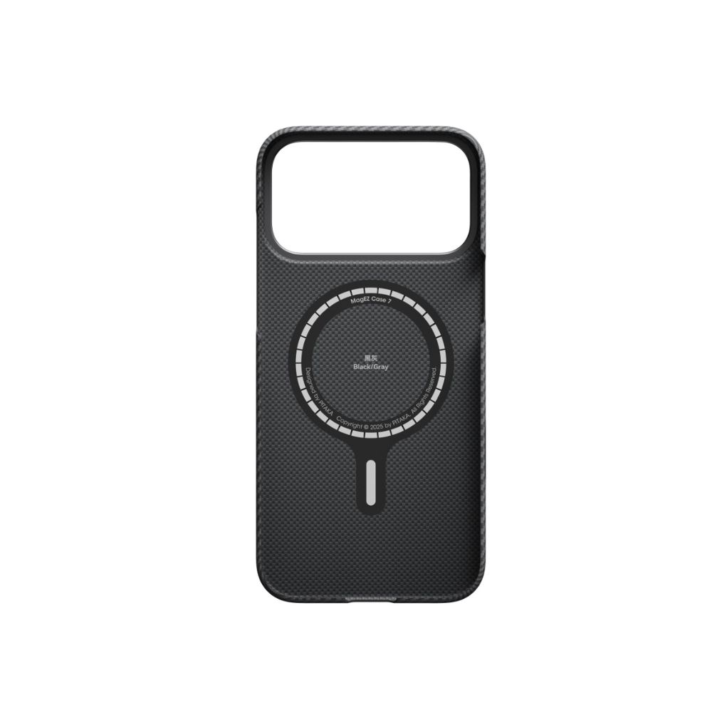Pitaka iPhone 17 Pro Ultra-Slim 600D Black/Grey Twill