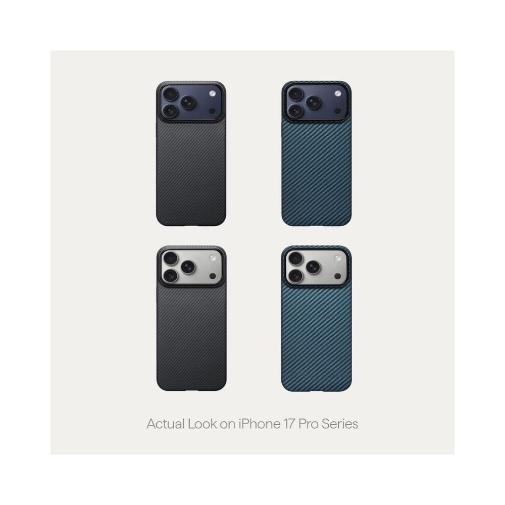 Pitaka iPhone 17 Pro Ultra-Slim 600D Black/Grey Twill