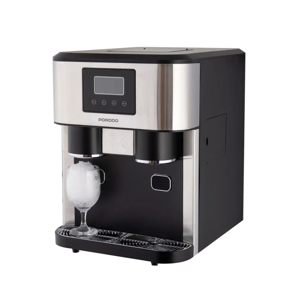 Porodo 3in1 Ice Maker with Crusher and Cold Water Dispenser