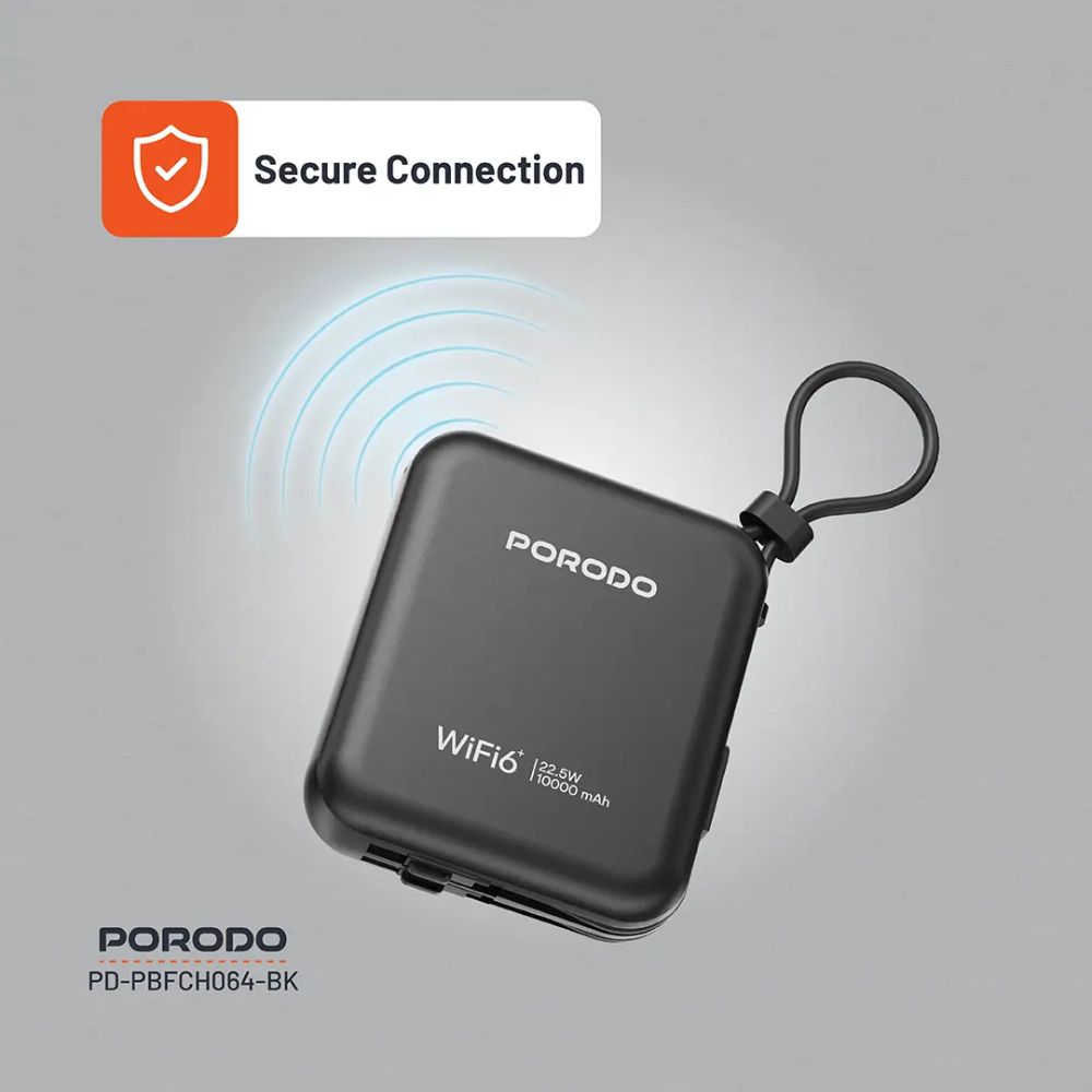 Porodo 4G LTE WiFi 6 Pocket Router