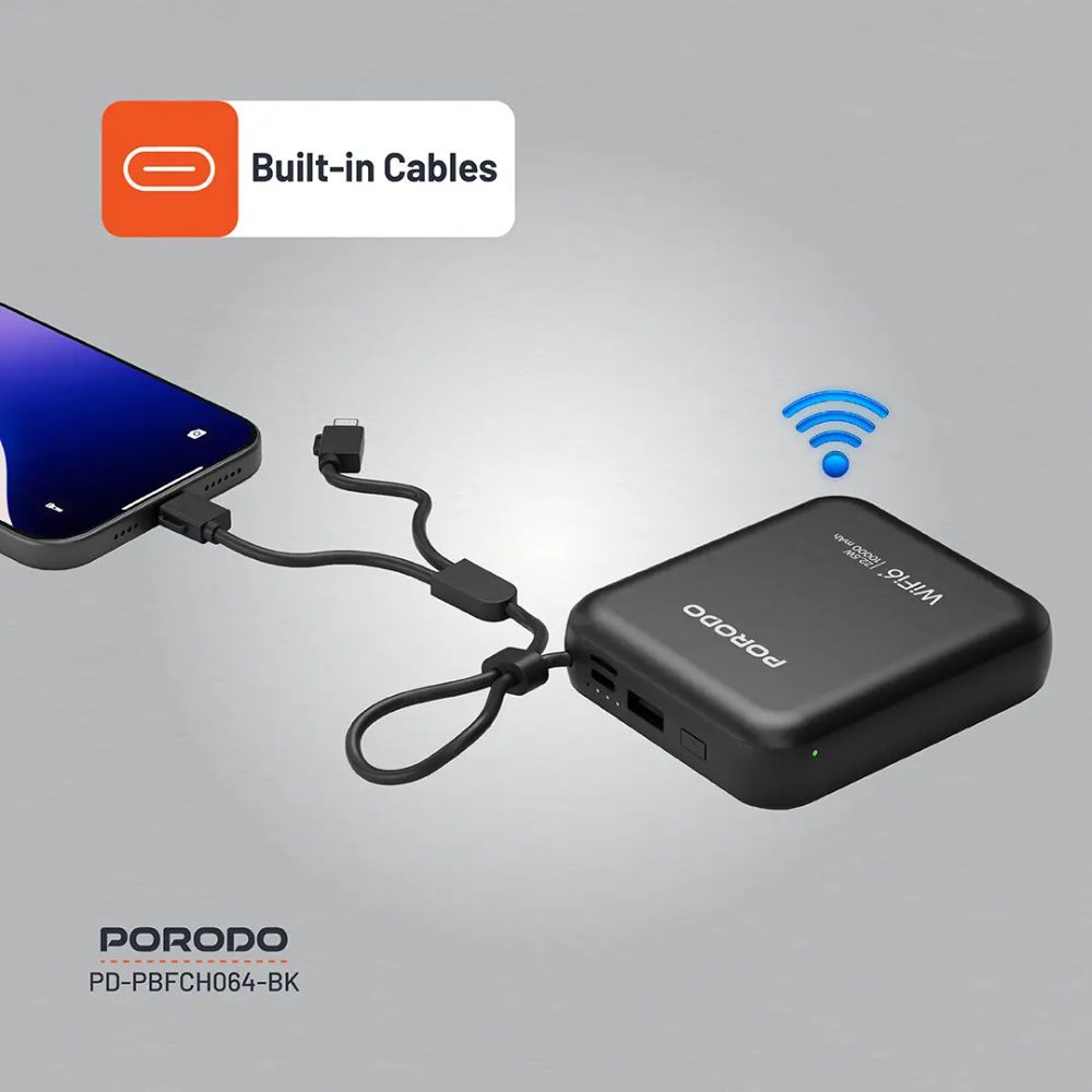 Porodo 4G LTE WiFi 6 Pocket Router
