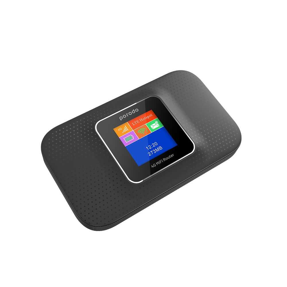 Porodo 4G LTE/3G Portable High-Speed Router – PD-PRT4GR-BK