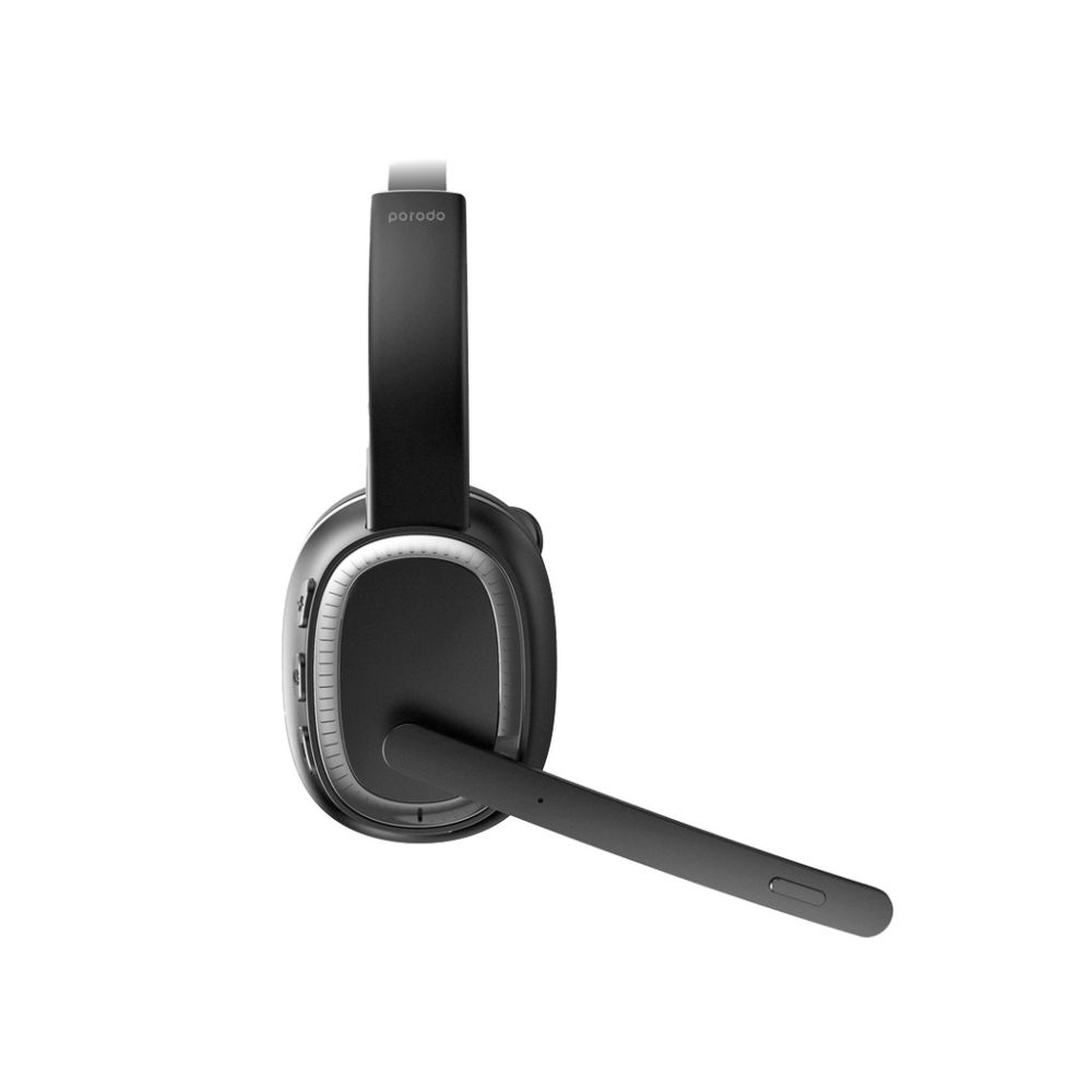 Porodo ENC Wireless Work Headphone - Black