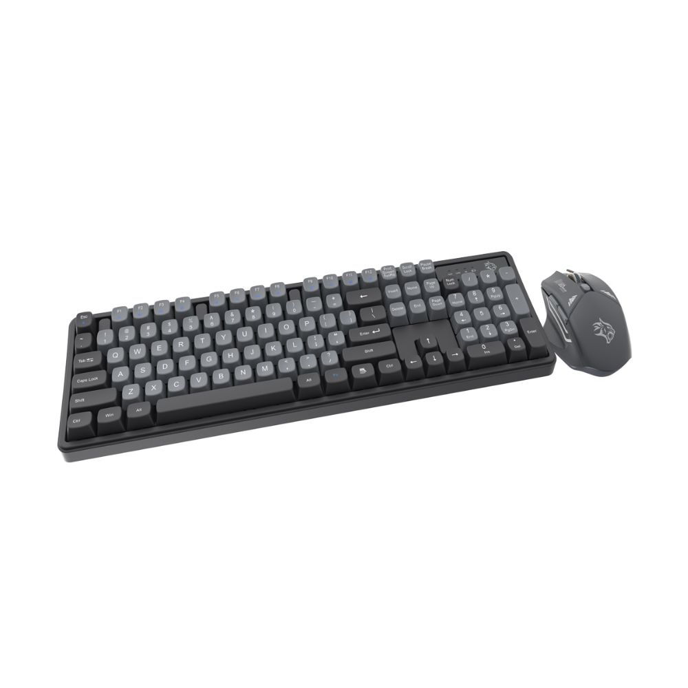 Porodo Gaming Wireless Keyboard Mouse Set 2.4GHz 1600 DPI