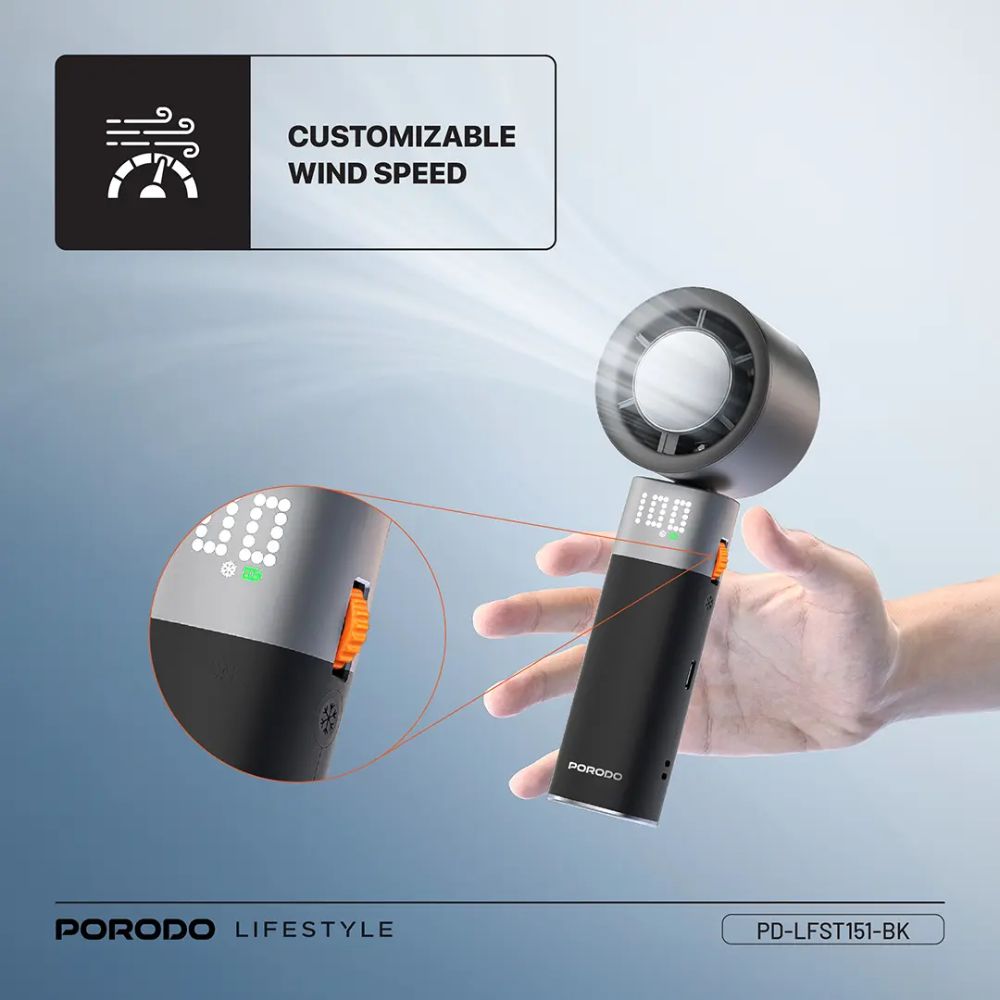 Porodo Lifestyle Handheld Turbo Fan