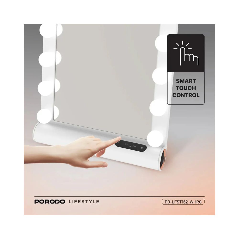 Porodo Lifestyle Hollywood Vanity Lighted Mirror