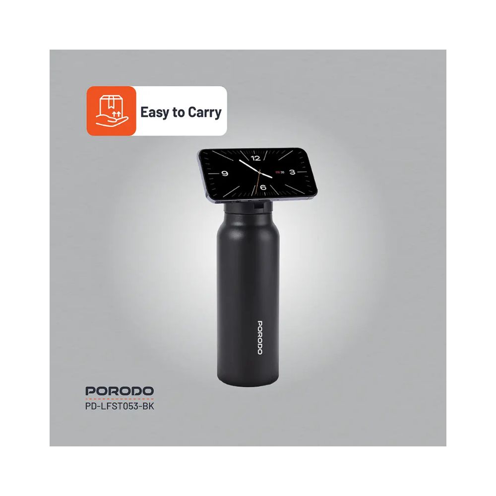 Porodo Lifestyle Magnetic Mount Water Bottle 700mL