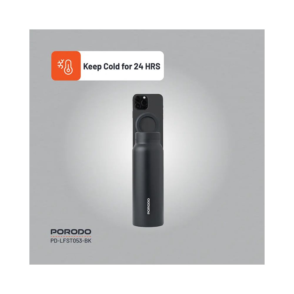 Porodo Lifestyle Magnetic Mount Water Bottle 700mL