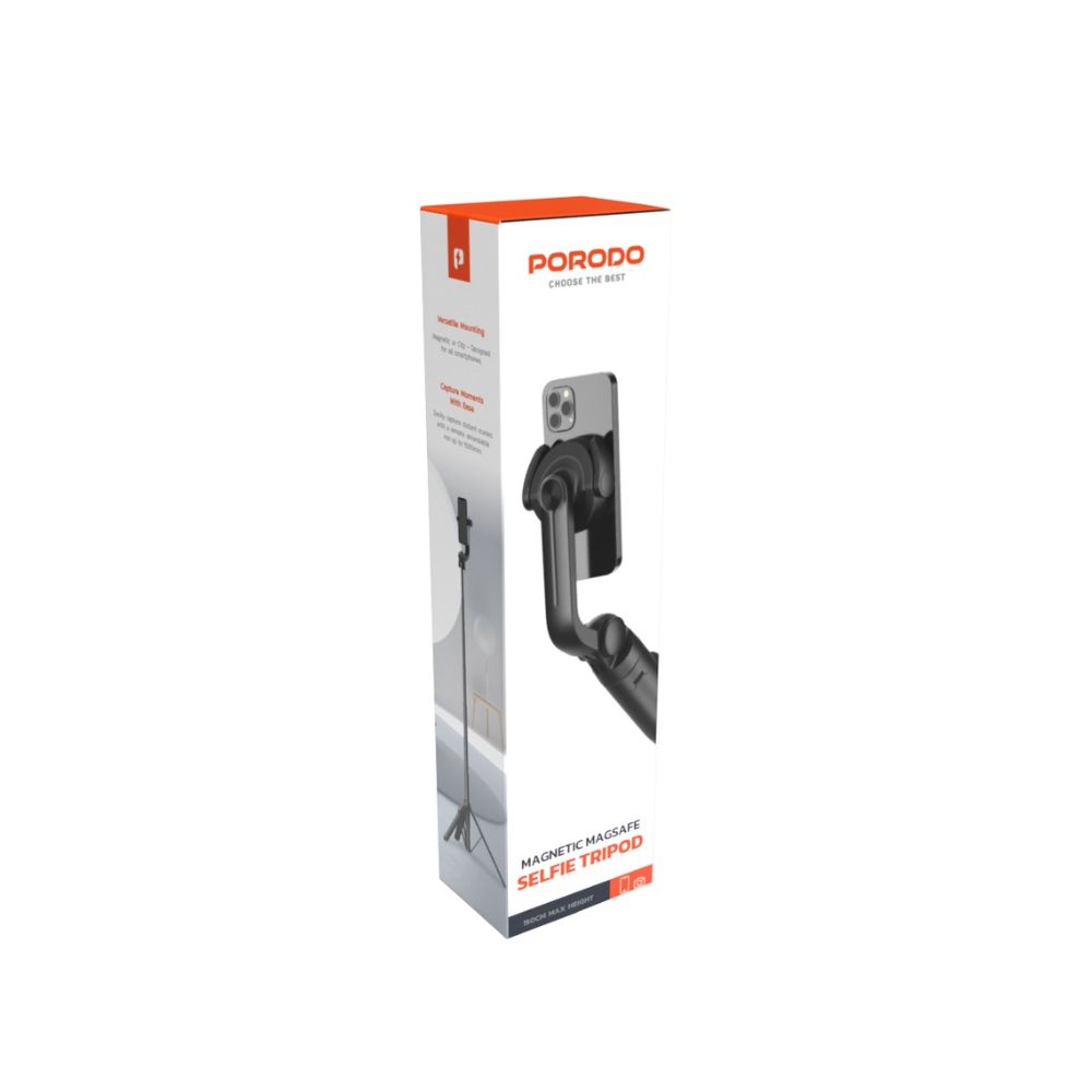 Porodo Magnetic Magsafe Selfie Tripod 150cm