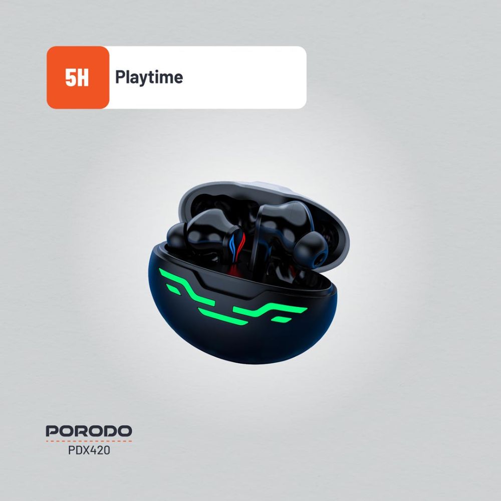 Porodo PDX420 Gaming Ultra Low-Latency Earbuds