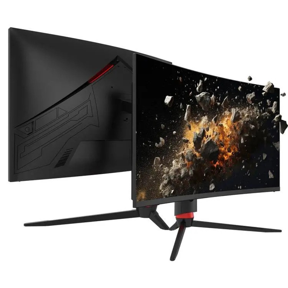 Porodo PDX546 – MT9800 Gaming 27″ 240Hz Curved Gaming Monitor Adjustable Rotating Stand – Black – 27 Inch MT9800 .
