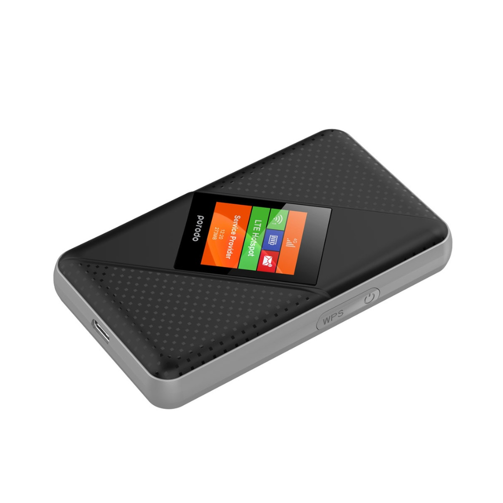 Porodo Portable Router MiFi 3G/4G CAT4 V2 – Black