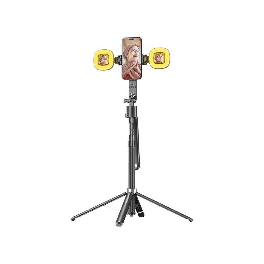 Porodo Selfie Stick Pro X with 360 AI Tracking