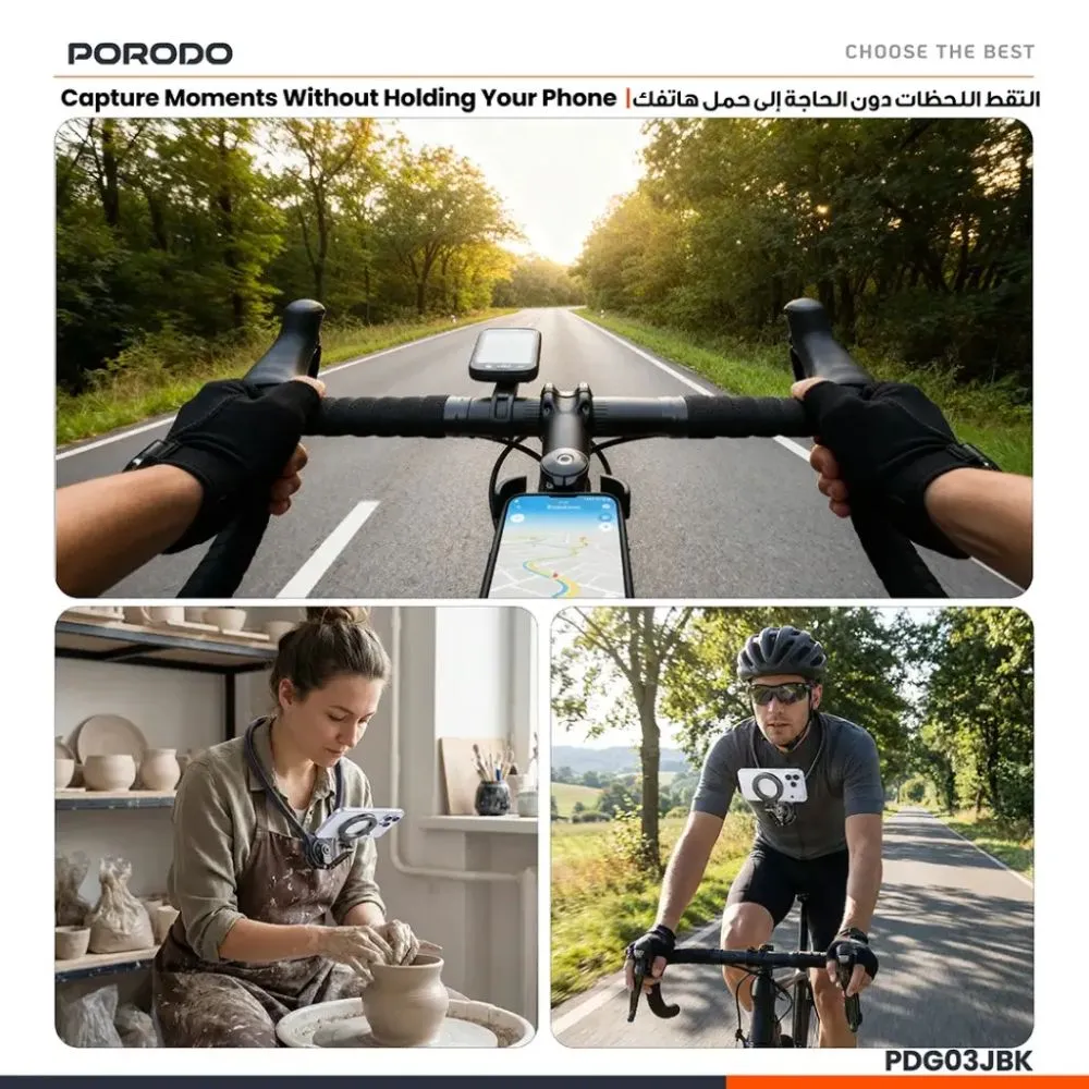 Porodo Stance Neck Mounted Phone Holder