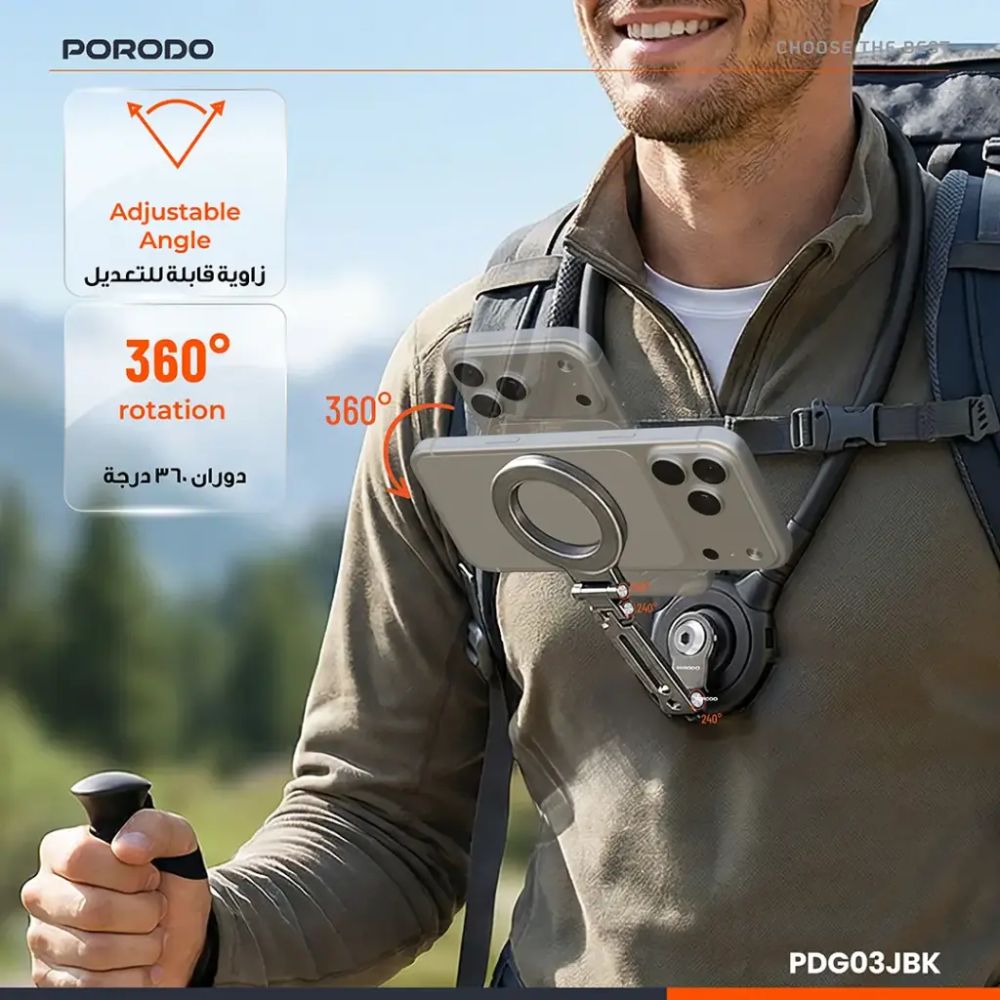 Porodo Stance Neck Mounted Phone Holder
