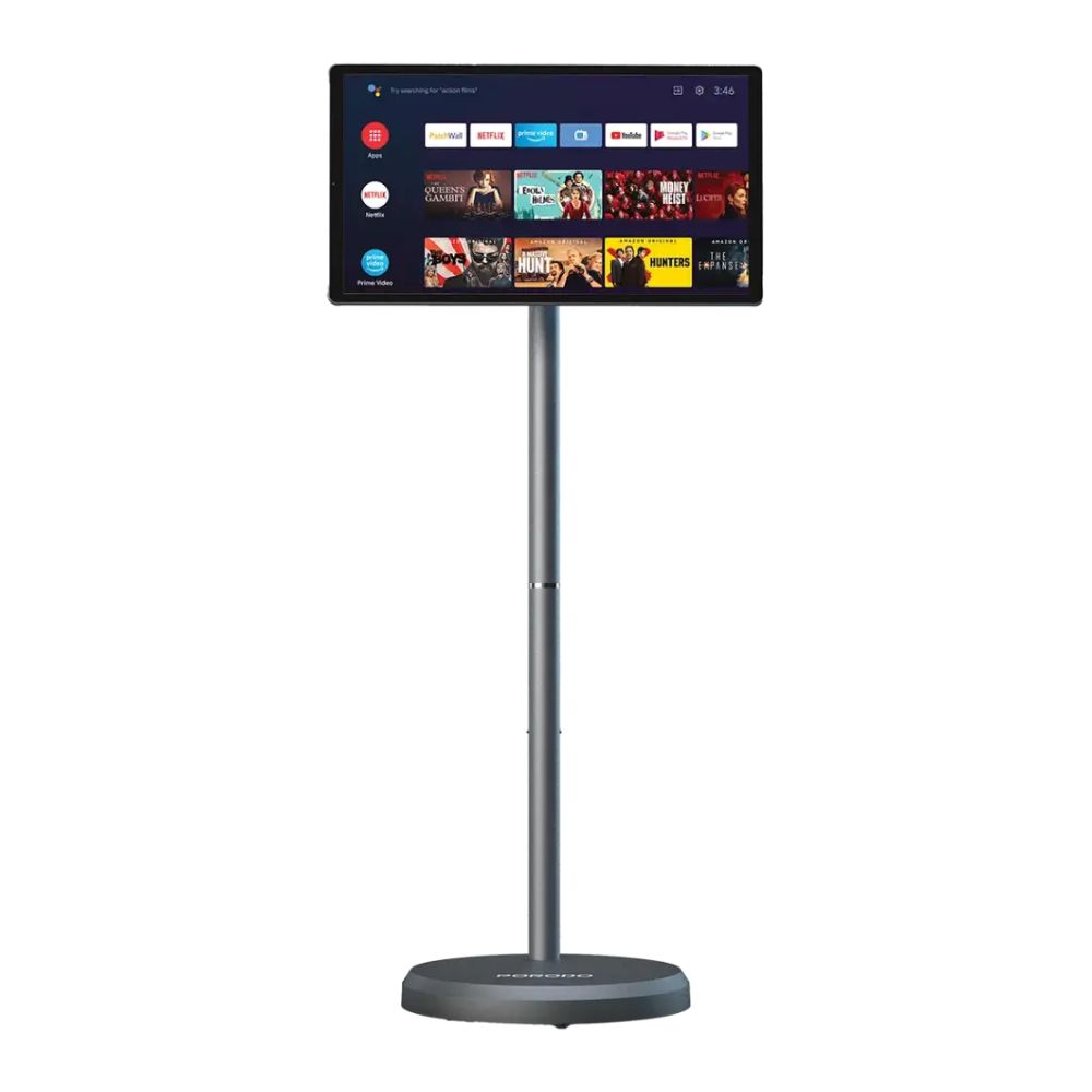 Porodo Surf 21.5″ Portable Smart Monitor with 27000mAh Battery Capacity – Gray