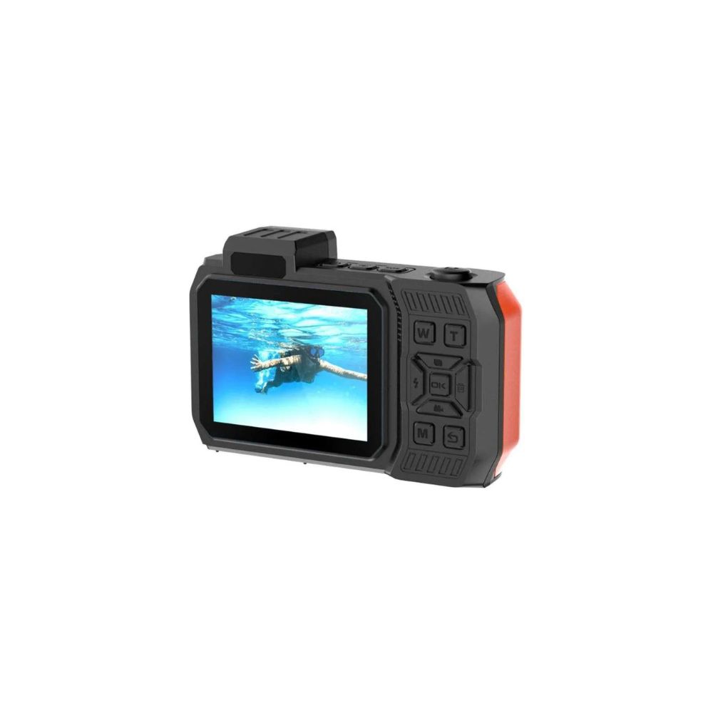 Porodo Waterproof Digital Camera Dual Screen & 18x Zoom