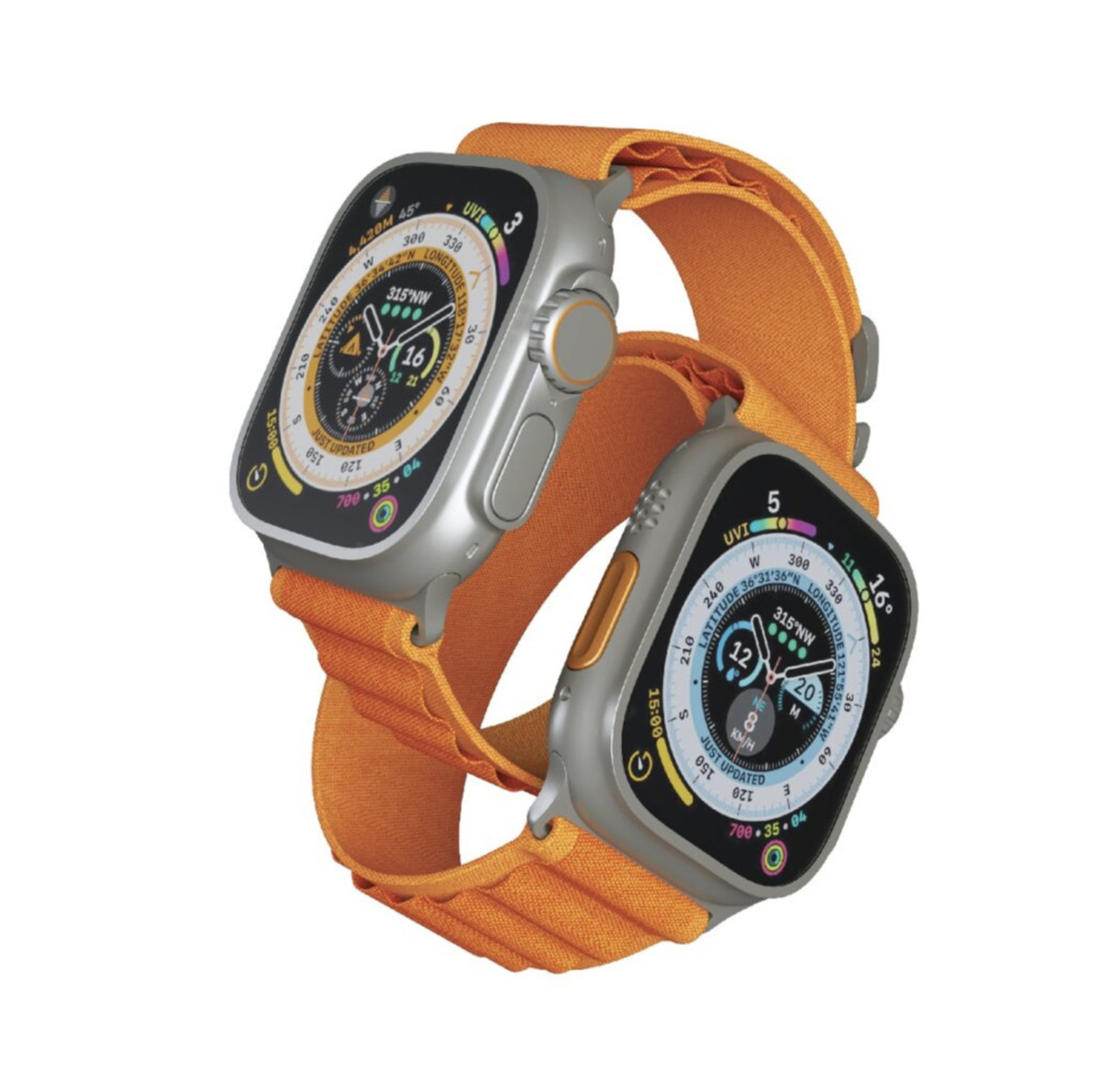 Porodo Smart Watch Ultra Titanium 1.86 Inches Wide Screen