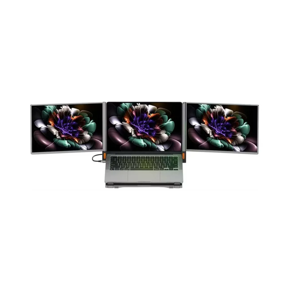 Powerology Dual Portable Docking 14″ FHD - Business Monitor