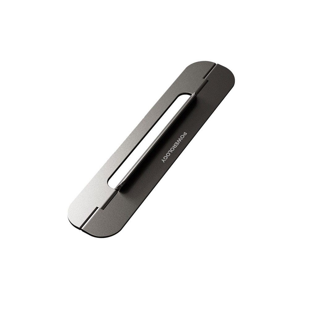 Powerology Ultra-Thin Laptop Stand – Grey