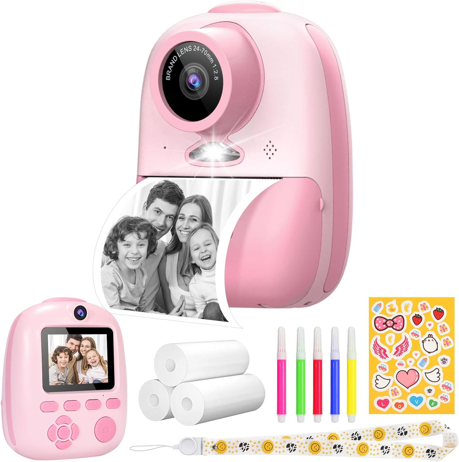 Print Camera D10 HD 1080P Instant Camera for Kids