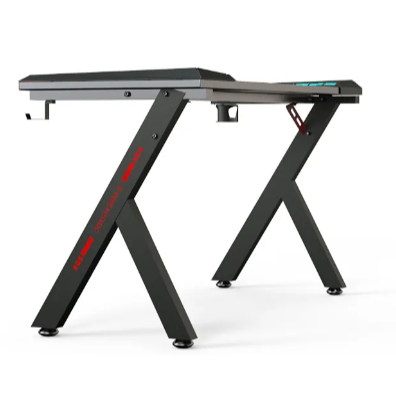 Pro Gaming Desk 120CM, RGB, Carbon Fiber Black
