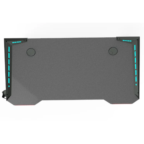 Pro Gaming Desk 120CM, RGB, Carbon Fiber Black