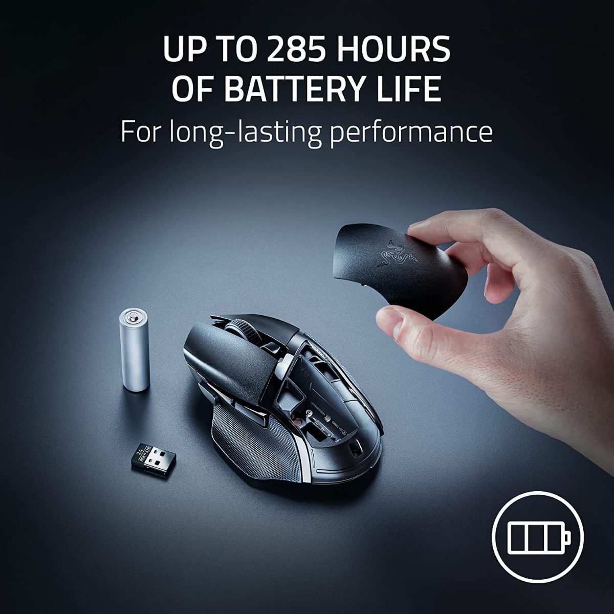 Razer Basilisk V3 X HyperSpeed – Customizable Wireless Gaming Mouse