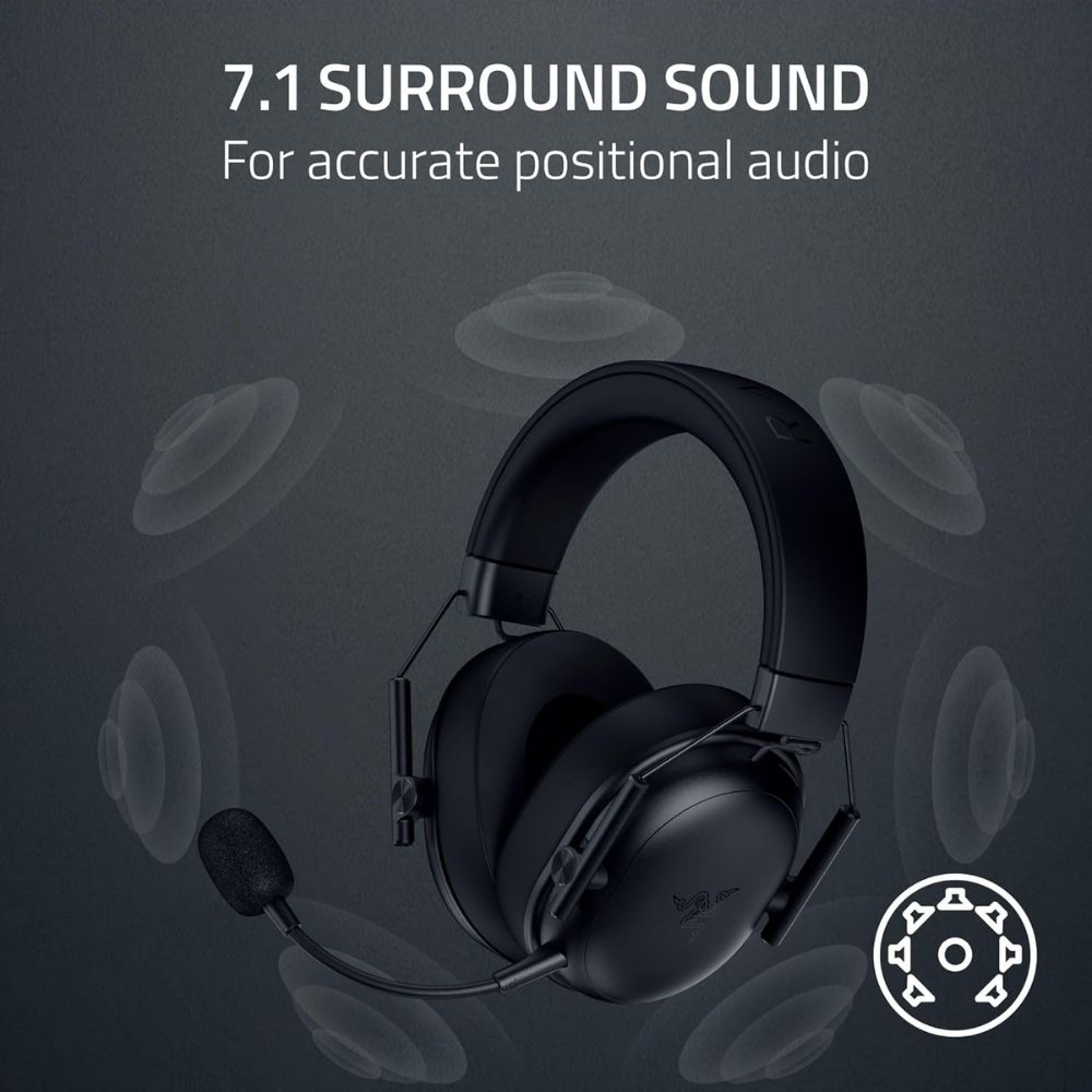 Razer BlackShark V3 X HyperSpeed Wireless Gaming Headset – Black