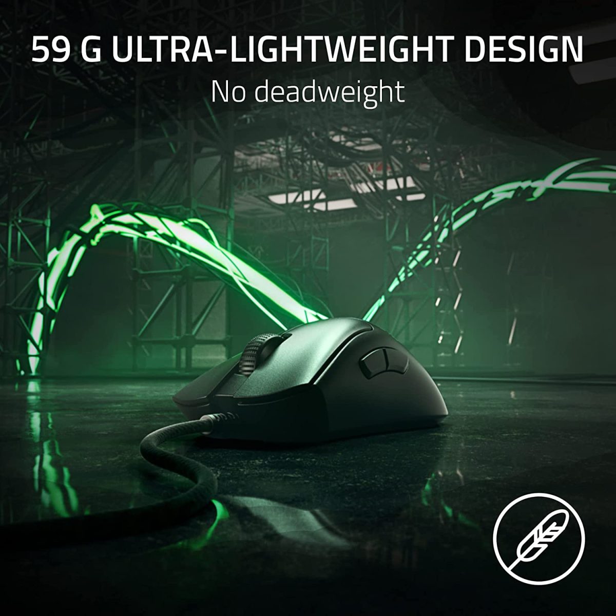 Razer Deathadder V3 Wired Gaming Mouse Ultra Lightweight