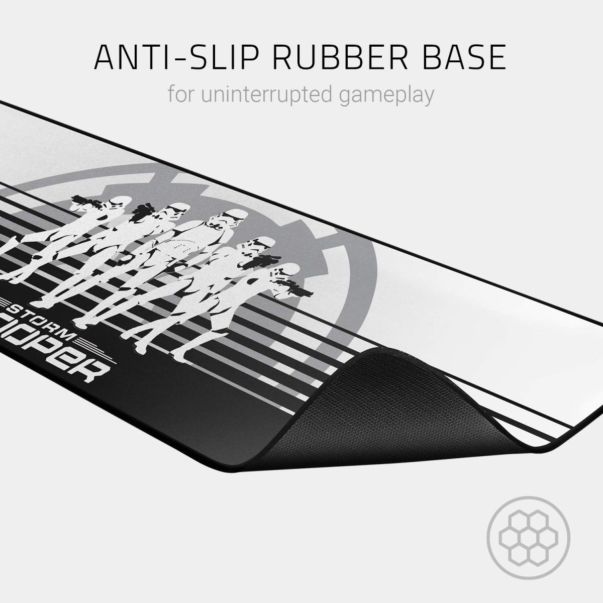 Razer Goliathus Speed (Extended) Gaming Mousepad – [Stormtrooper Limited Edition]: Smooth Gaming Mat – Anti-Slip Rubber Base – Portable Cloth Design – Anti-Fraying Stitched Frame