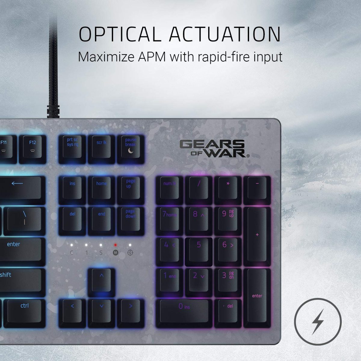 Razer Huntsman Mechanical Gaming Keyboard – Gears of War 5 edition – US Layout