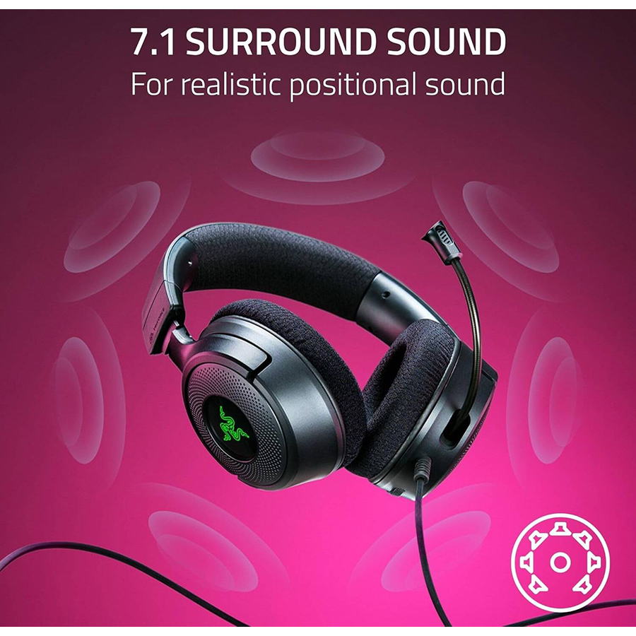 Razer RZ04-05180100-R3M1 Kraken V4 X Wired Gaming Headphones