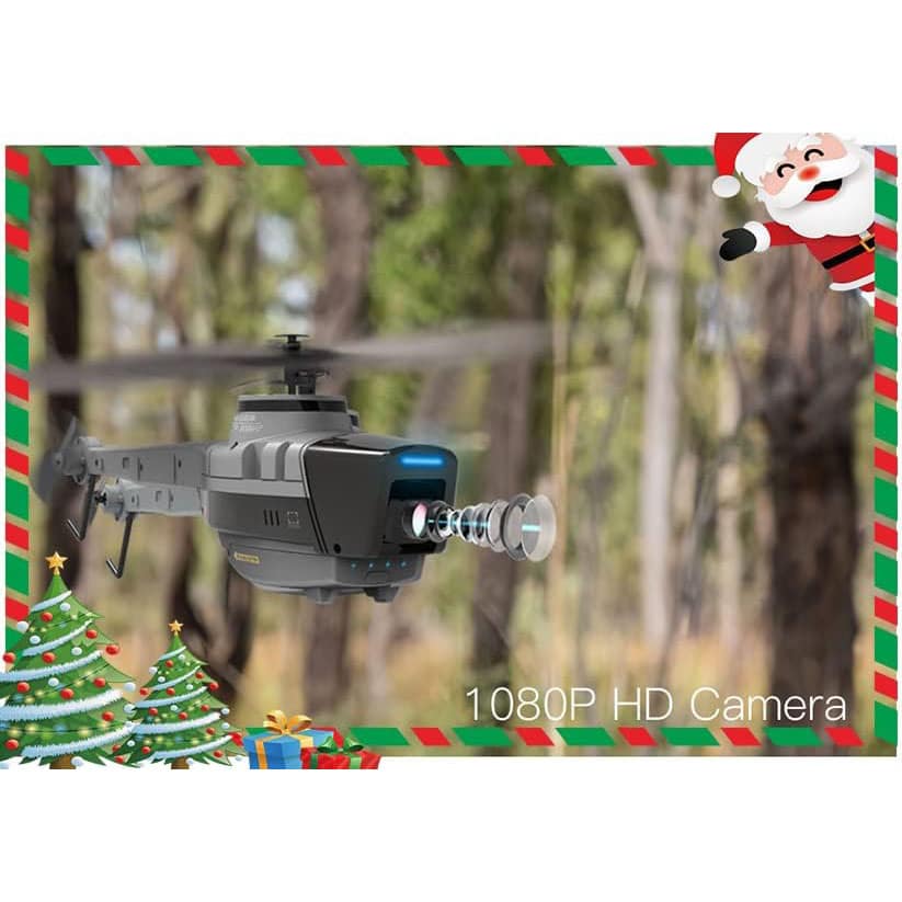 RC Helicopter with Camera for Adults, C128 Ultimate Sentry Drone