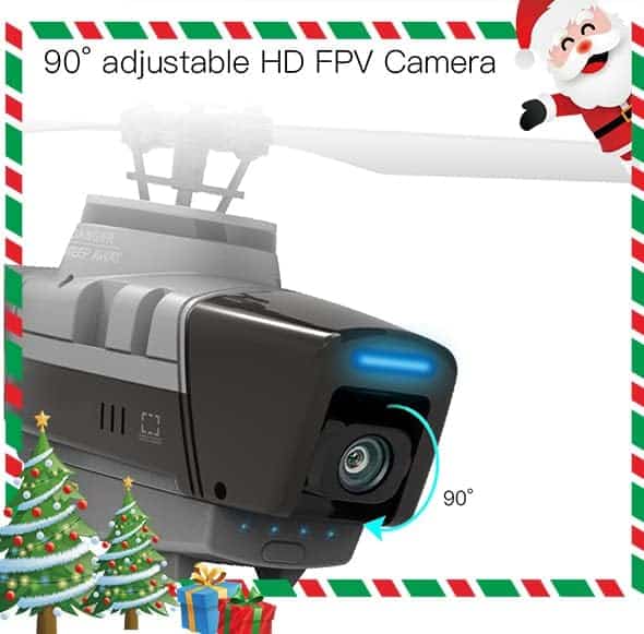 RC Helicopter with Camera for Adults, C128 Ultimate Sentry Drone