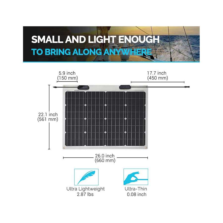 Renogy Flexible Solar Panel 50 Watt