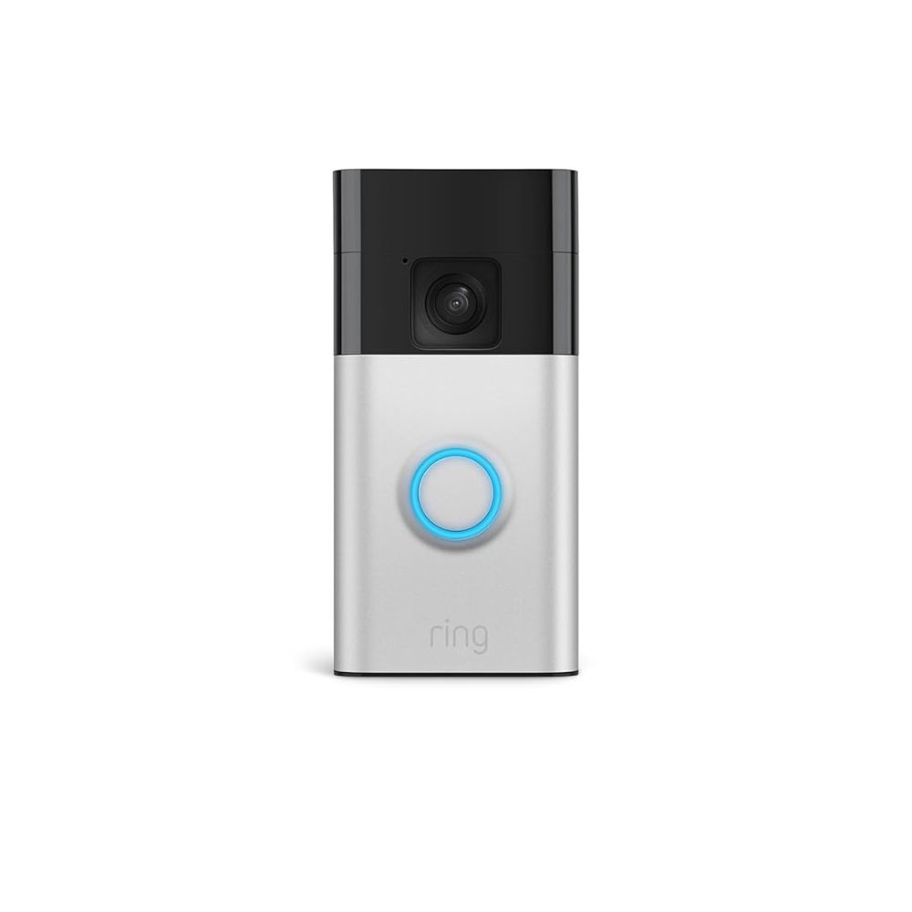 Ring Battery Doorbell Pro Smart Wi-Fi Video Doorbell – Satin Nickel