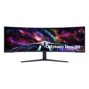 Samsung Odyssey Neo G9 G95NC, 57-inch Curved Gaming Monitor Dual-UHD, FreeSync Premium Pro, 240Hz, 1ms