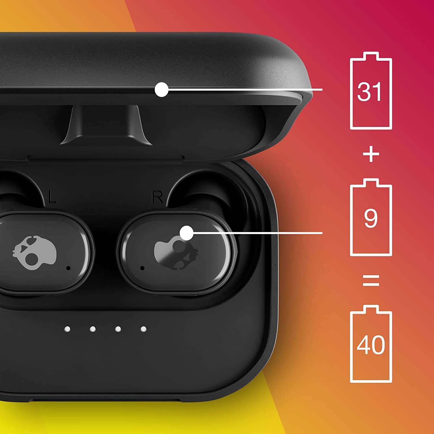 Skullcandy Grind True Wireless In-Ear Earbuds – True Black
