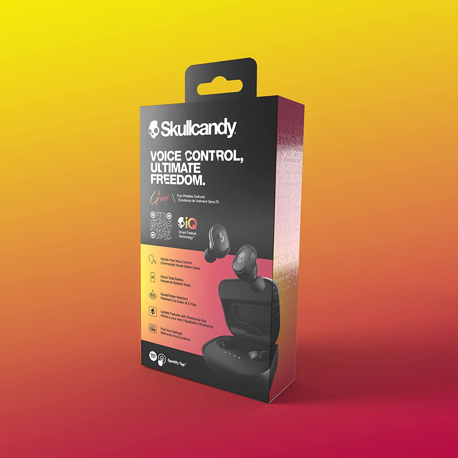 Skullcandy Grind True Wireless In-Ear Earbuds – True Black