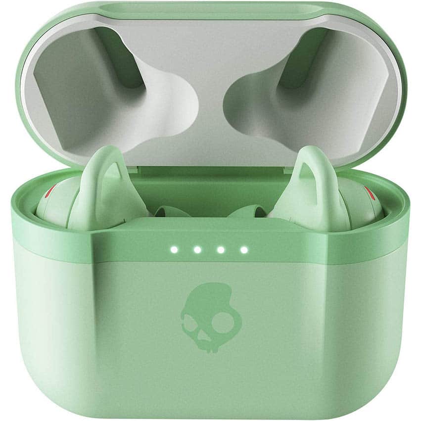 Skullcandy Indy Evo True Wireless In-Ear Earbuds – True Black/Pure Mint