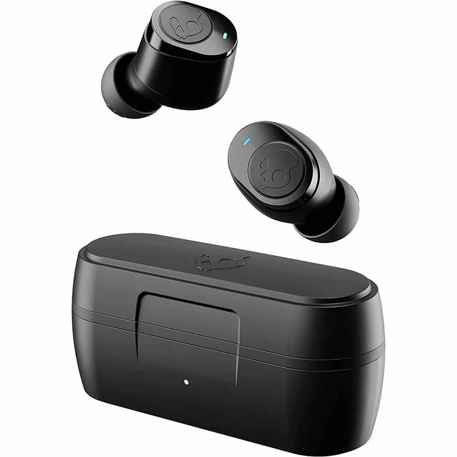 Skullcandy Jib True Wireless in-Ear Earbuds – Light Grey/Blue -Black