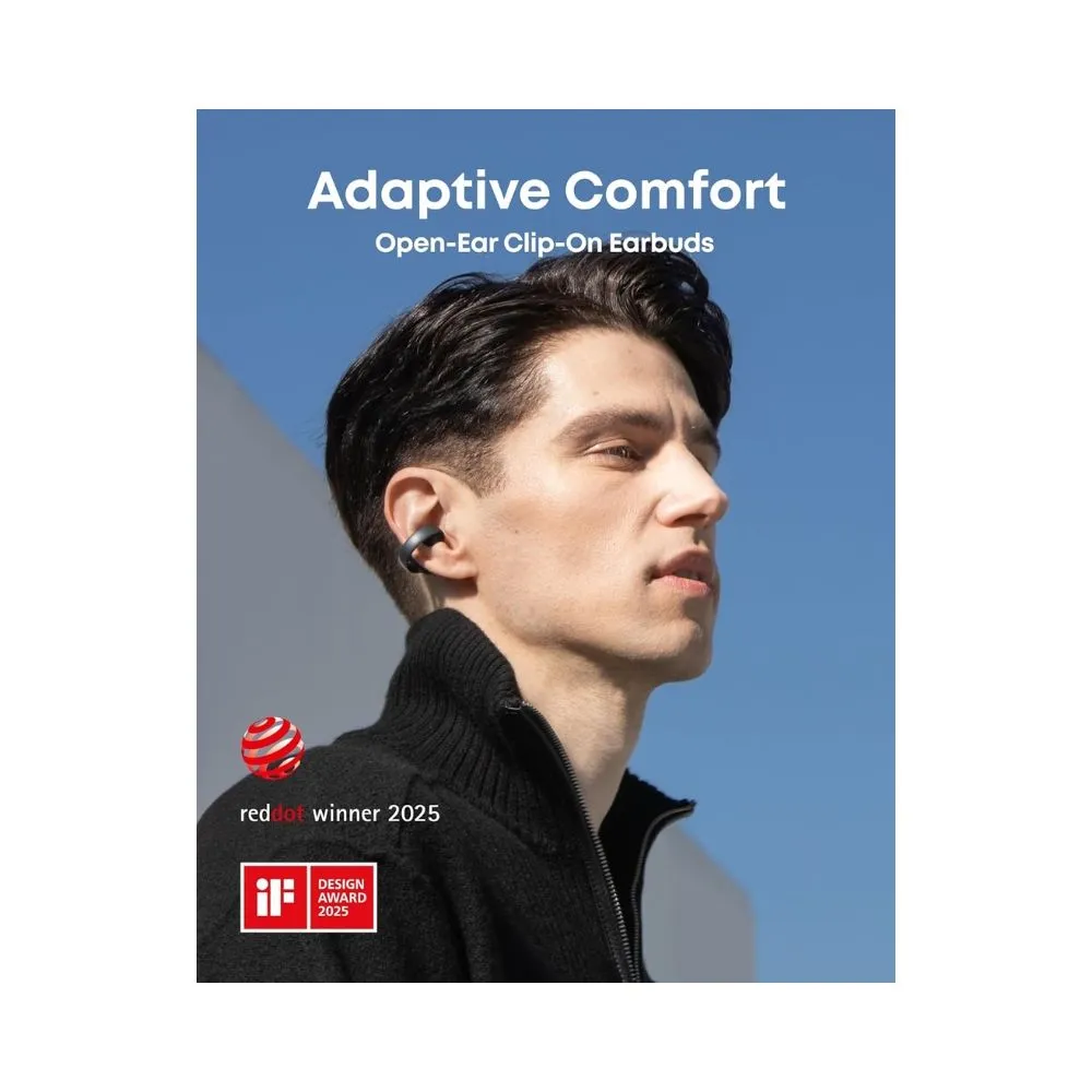 Soundcore by Anker AeroClip Open-Ear Earbuds
