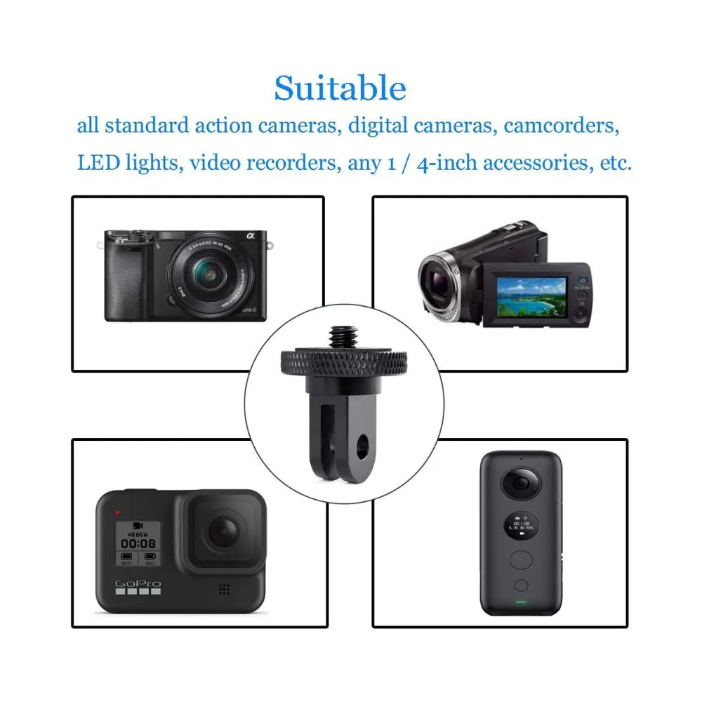 SRUIM Camera Tripod Mount for Gopro Adapter