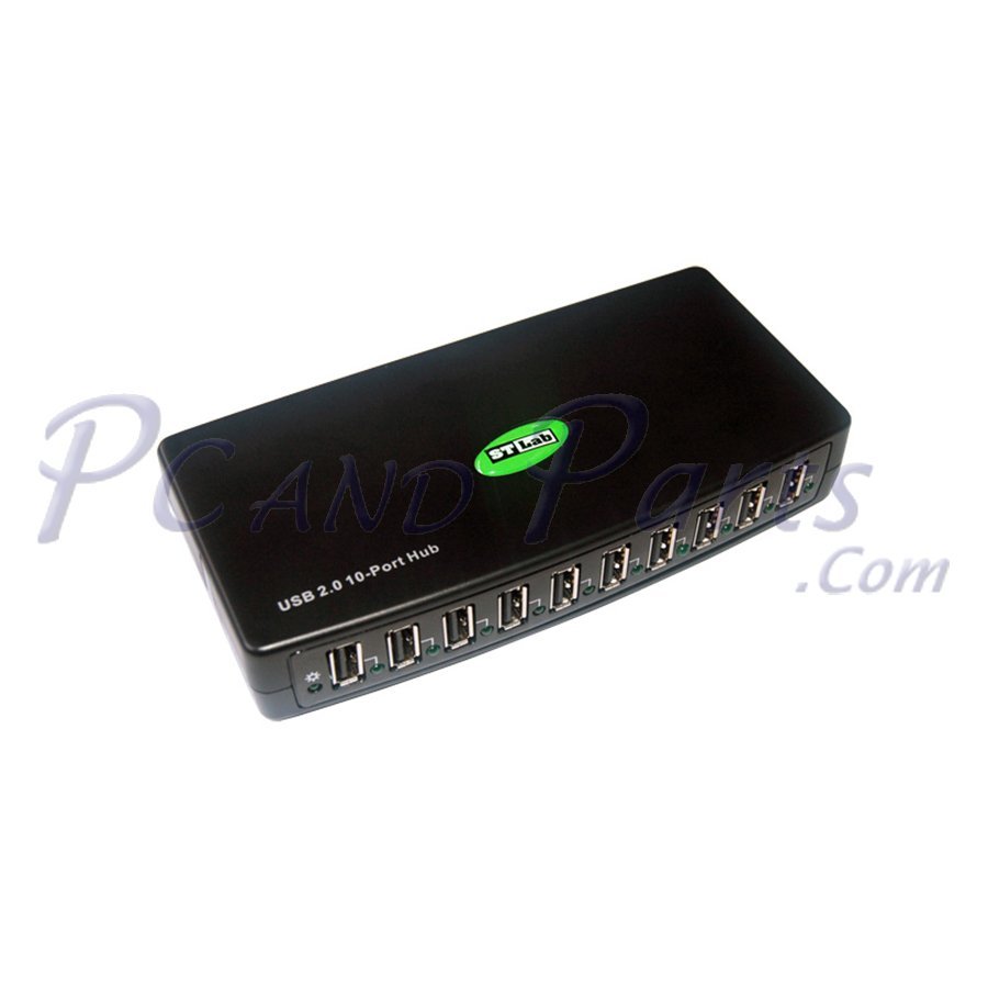 StLab U-500 USB2.0 Hub 10 Ports