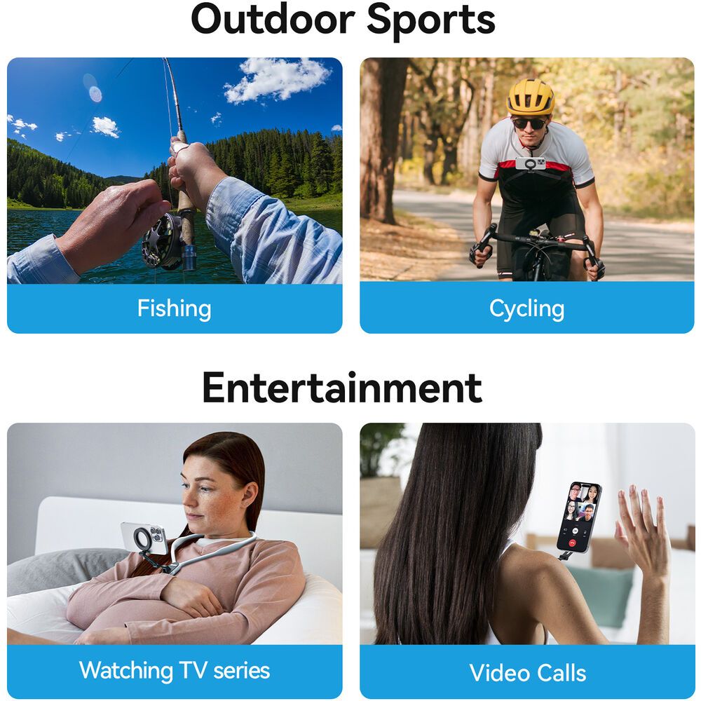 TELESIN Magnetic Smartphone Neck Mount Max