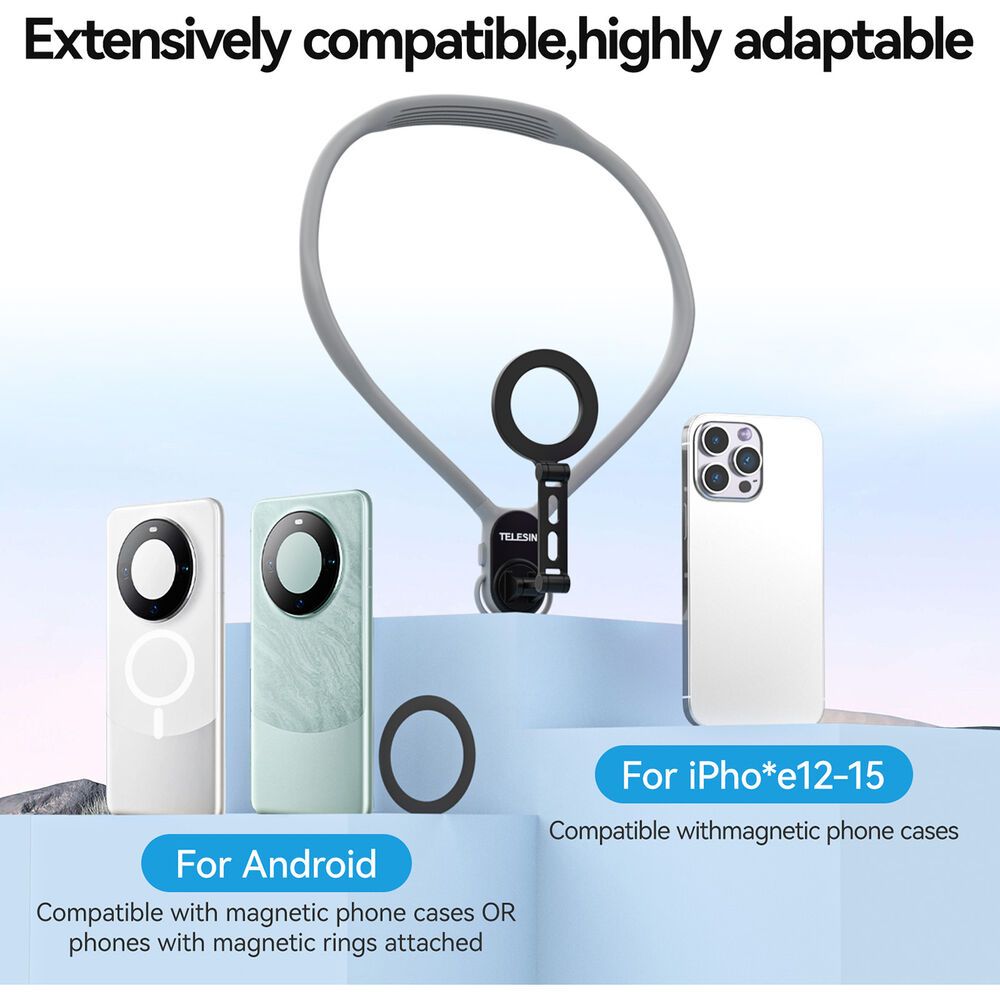 TELESIN Magnetic Smartphone Neck Mount Max