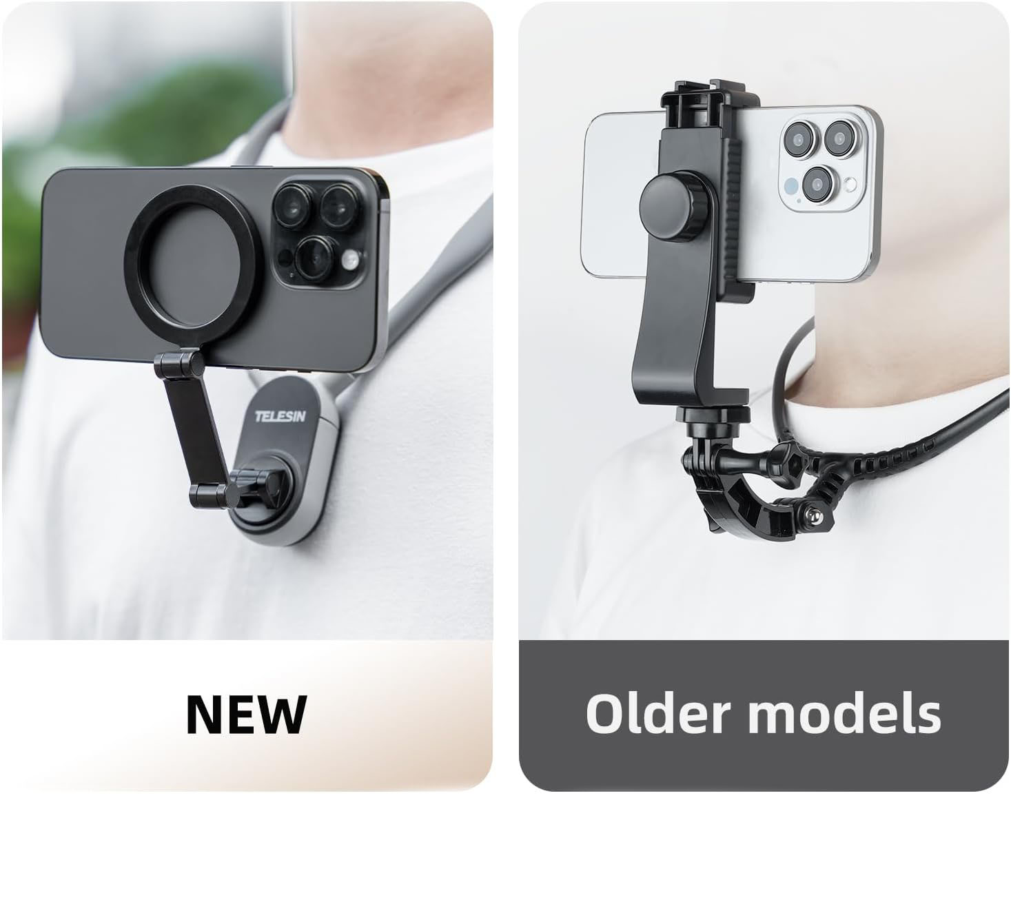 Telesin Smartphone Magnetic Neck Holder MNM-001-B