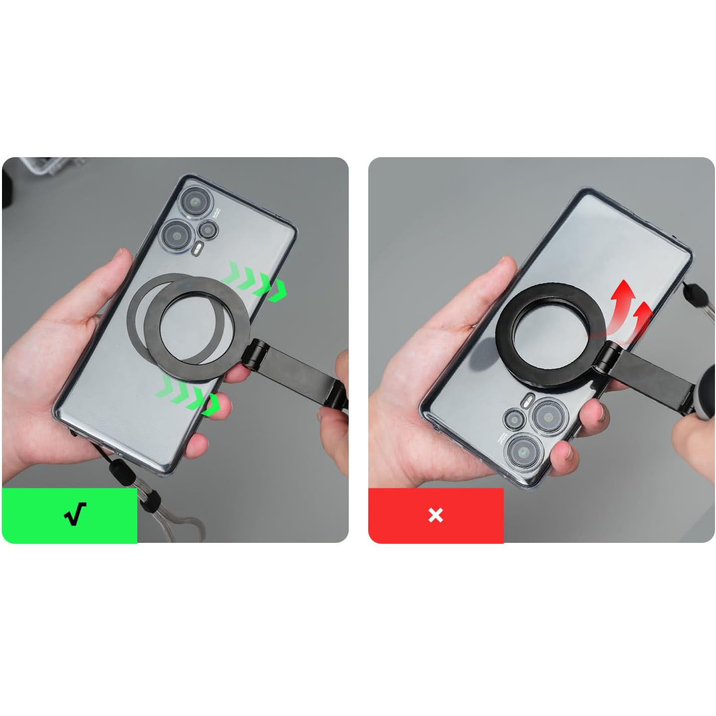 Telesin Smartphone Magnetic Neck Holder MNM-001-B